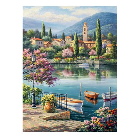 30-40 Scene2 Landscape Painting Spring