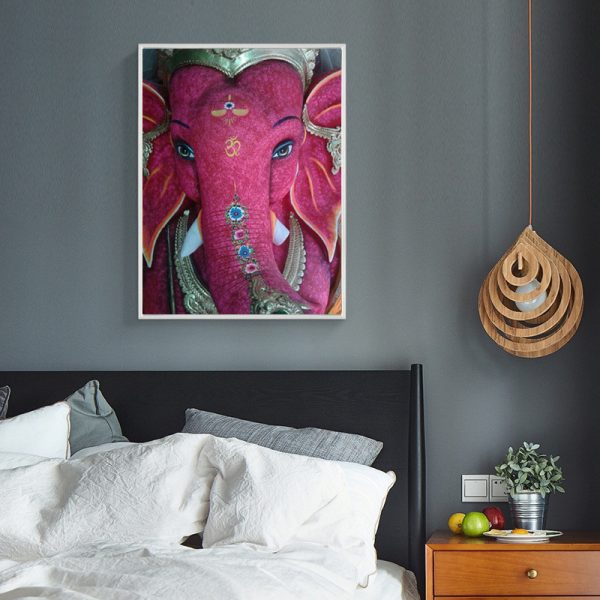 Animal Pink Elephant Lovely Auspicious