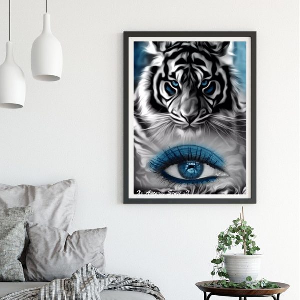 Variety Tiger And Blue Eyes Creativity