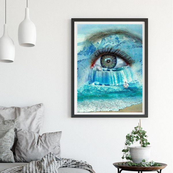 Variety Blue Lake Water Art Eye Beautiful