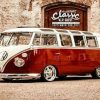 Variety Retro Bus Red Very Exquisite