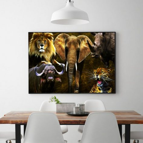 Domineering Forest Animal Diamond Painting