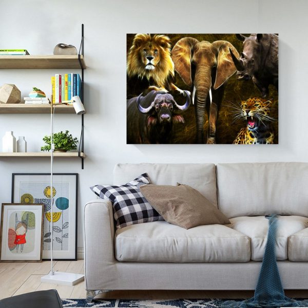 Domineering Forest Animal Diamond Painting