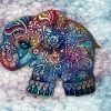 Elephants With Various Beautiful Elements