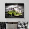 Cloudy Green Bus Diamond Painting