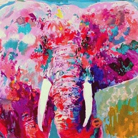 Imaginative Colorful Elephant