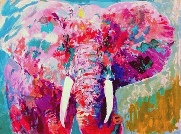 Imaginative Colorful Elephant