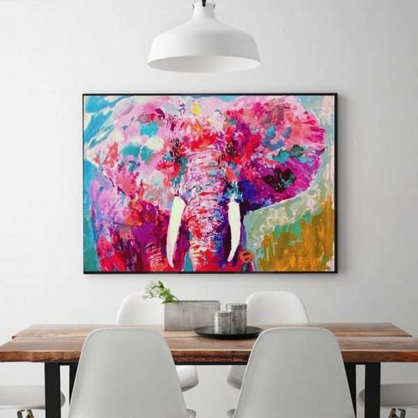 Imaginative Colorful Elephant