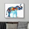 Elephant Composed Of Autumn And Winter Elements