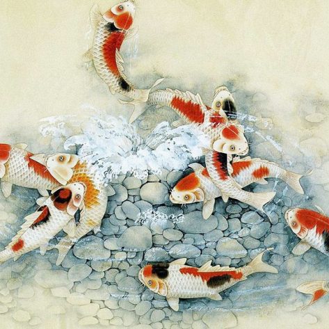 Auspicious Ruyi Koi Carp